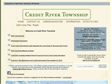 Tablet Screenshot of creditriver-mn.gov